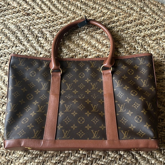 Authentic Louis Vuitton Monogram Sac Weekend PM Zip Tote Bag - Picture 2 of 8
